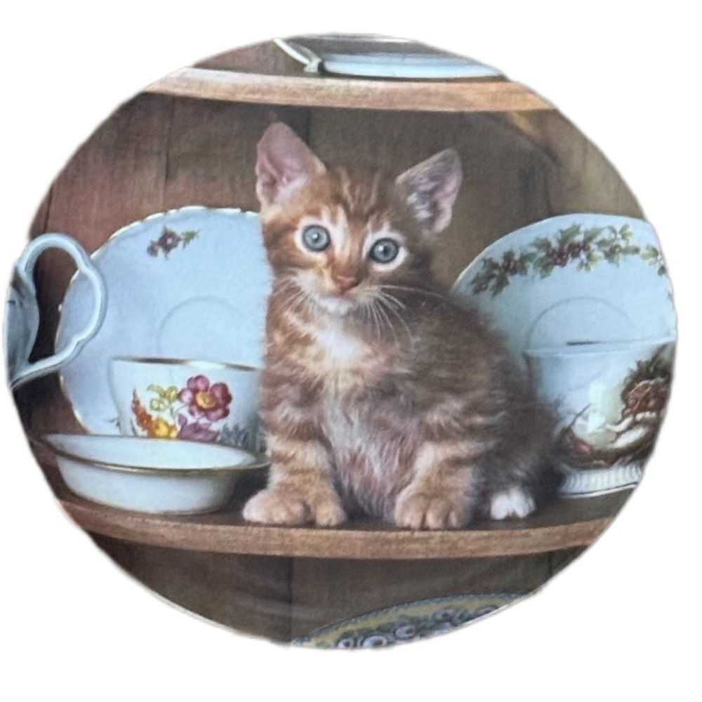 Teatime‎ Tabby Collector Plate
Picture Purrfect Crestley Collection
Kitten 1993